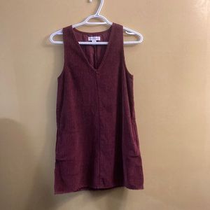 Treasure& Bond Burgundy corduroy dress
